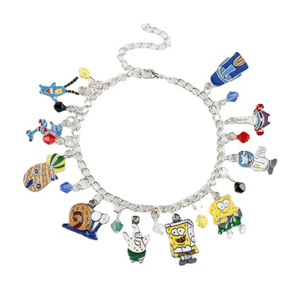 Bracelet Bob L'Éponge - Gourmette Multi-Charms