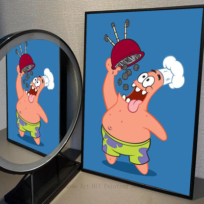 Poster Bob L'Éponge - Carlo en Panique
