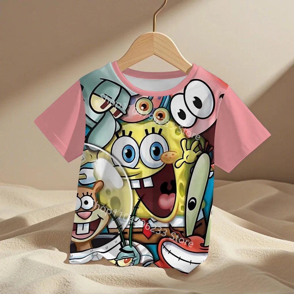T-shirt Bob l'Éponge - Bulles 3D