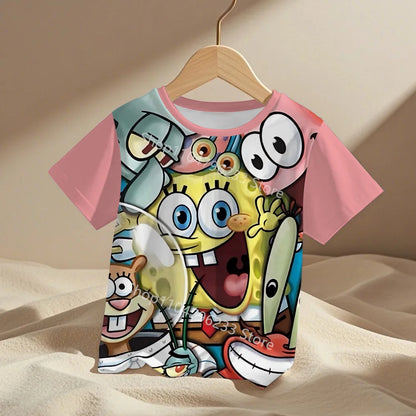 T-shirt Bob l'Éponge - Bulles 3D