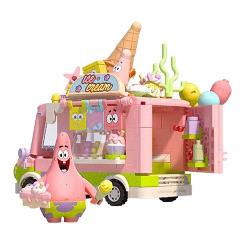 Jeu de Blocs Bob L'Éponge - Food Truck de Plage