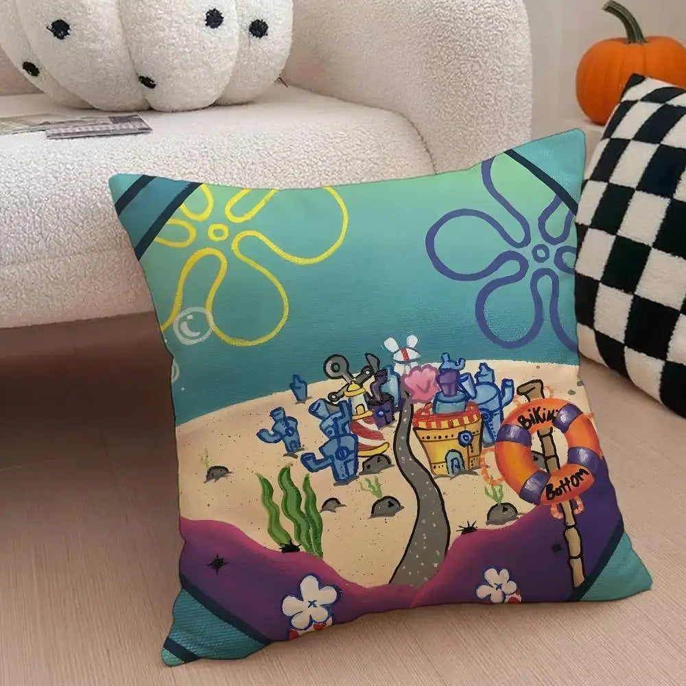 Housse de Coussin Bob L'Éponge - Design Mix