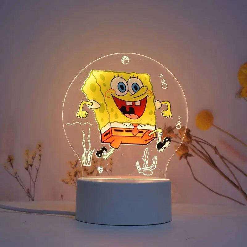 Veilleuse LED Bob & Patrick - Mème Imagination