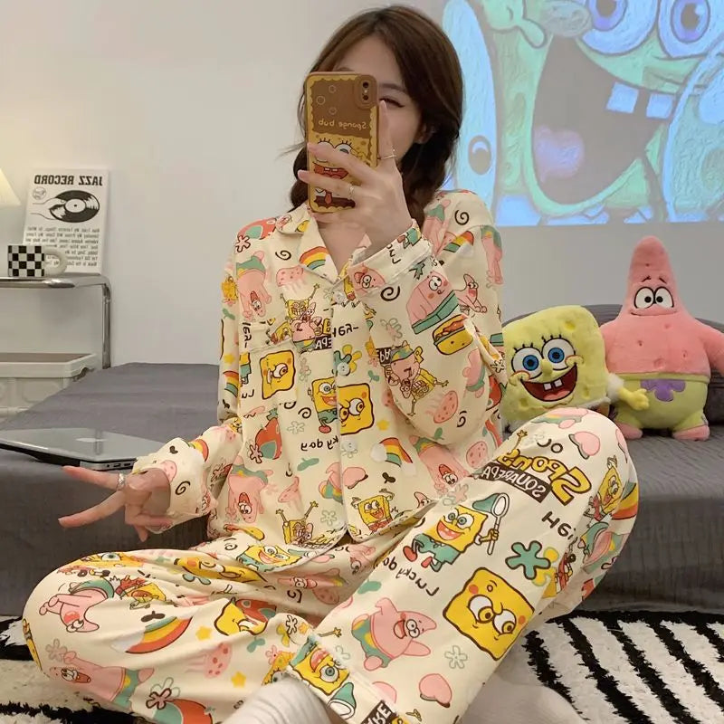 Pyjama Bob L'Éponge - Ensemble Home Wear Femme
