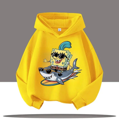 Hoodie Gris Chiné Bob L'Éponge - Gary & Bob