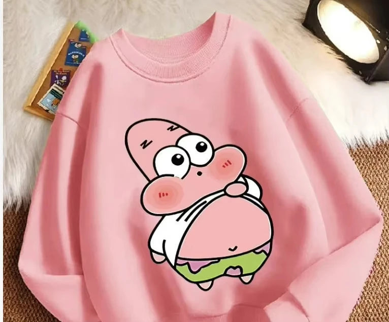 Sweat Shirt Gris Patrick L'Étoile - Ventre Rond