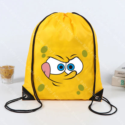 Sac à Dos Bob L'Éponge - Cordon Gym Jaune