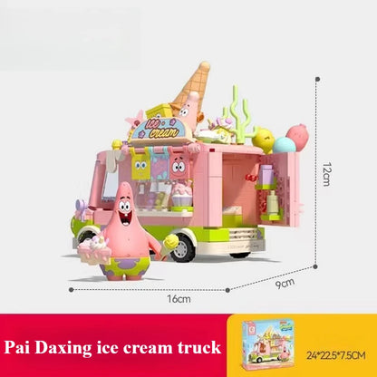 Jeu de Blocs Bob L'Éponge - Food Truck de Plage