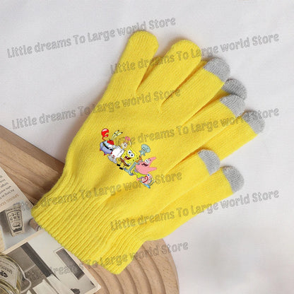 Gants Tactiles Bob L'Éponge - Bob et Patrick