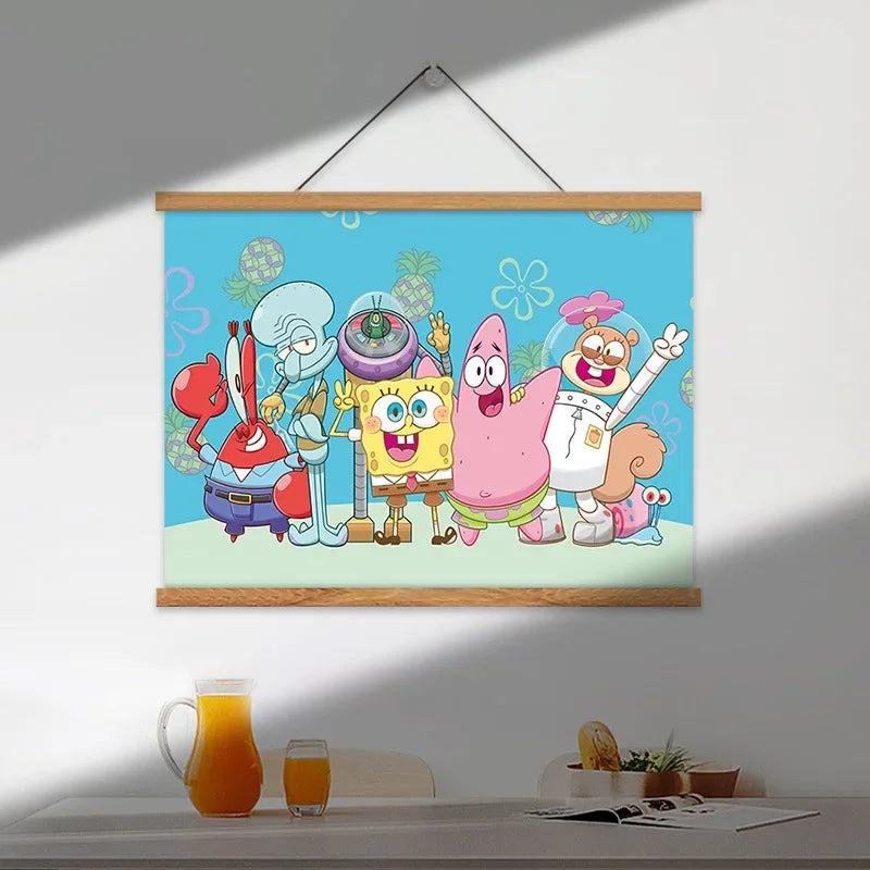 Tableau Bob L'Éponge - Trio Bikini Bottom