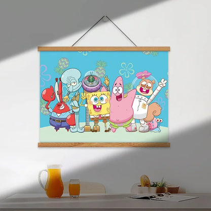Tableau Bob L'Éponge - Trio Bikini Bottom