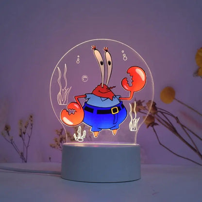 Veilleuse LED Bob & Patrick - Mème Imagination
