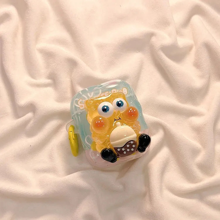 Coque AirPods Bob L'Éponge - Personnage 3D