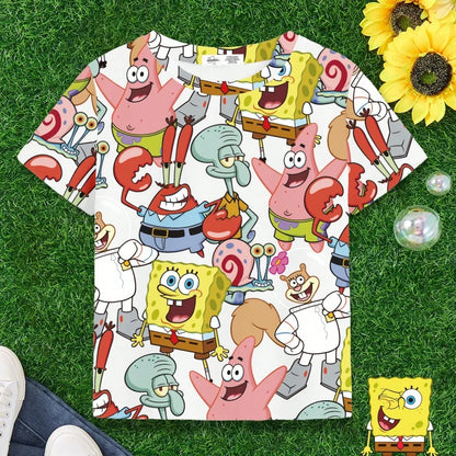 T-Shirt Bob L'Éponge - Full Print Personnages