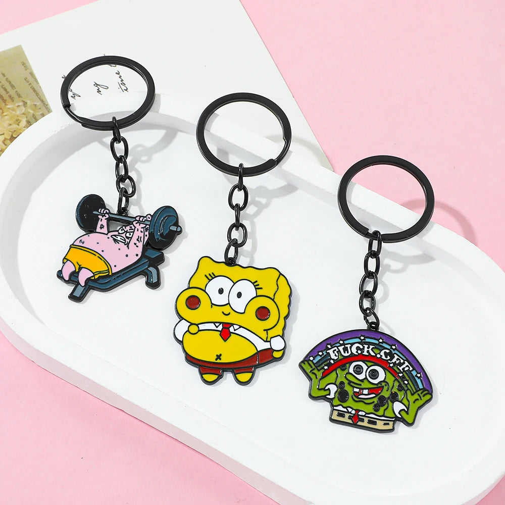 Porte-Clés Bob L'Éponge - Émail Collection
