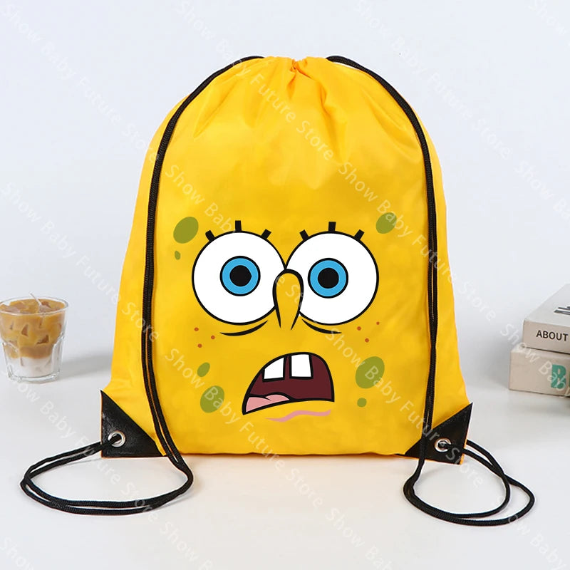 Sac à Dos Bob L'Éponge - Cordon Gym Jaune