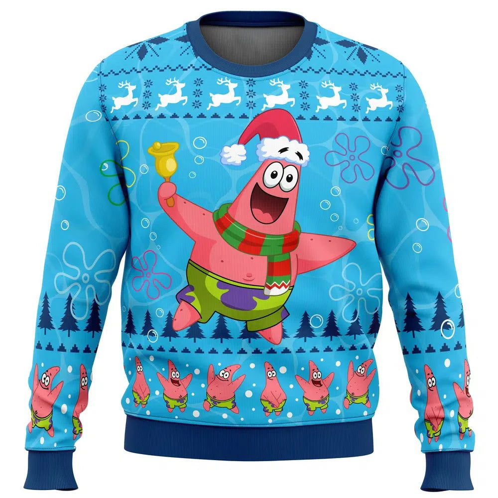 Maglione natalizio brutto Patrick - Inverno e fiocchi di neve