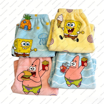 Pantalon de Pyjama Bob l'Éponge - Modèle Pattern Ananas Bleu