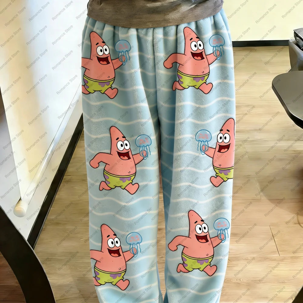 Pantalon de Pyjama Bob l'Éponge - Modèle Pattern Ananas Bleu