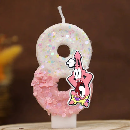 Bougie Anniversaire Bob L'Éponge - Patrick Star