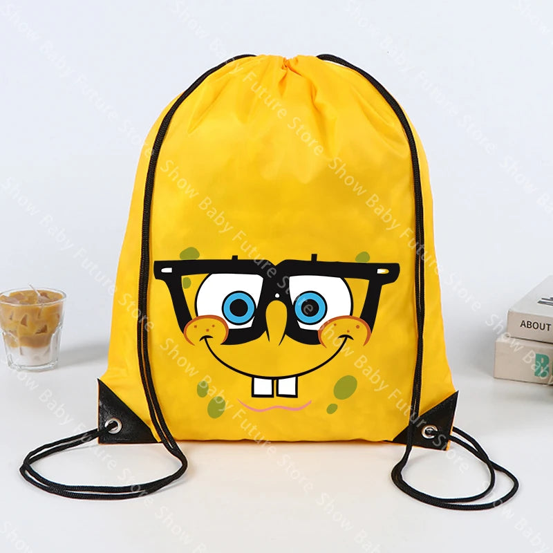 Sac à Dos Bob L'Éponge - Cordon Gym Jaune