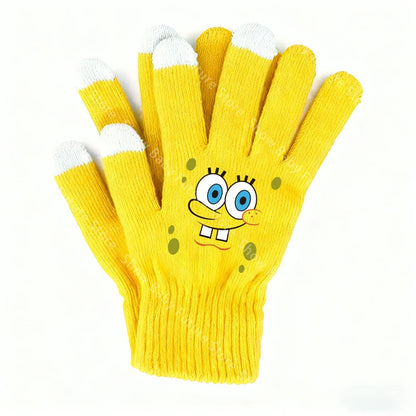 Gants Tactiles Bob L'Éponge - Visage Bob