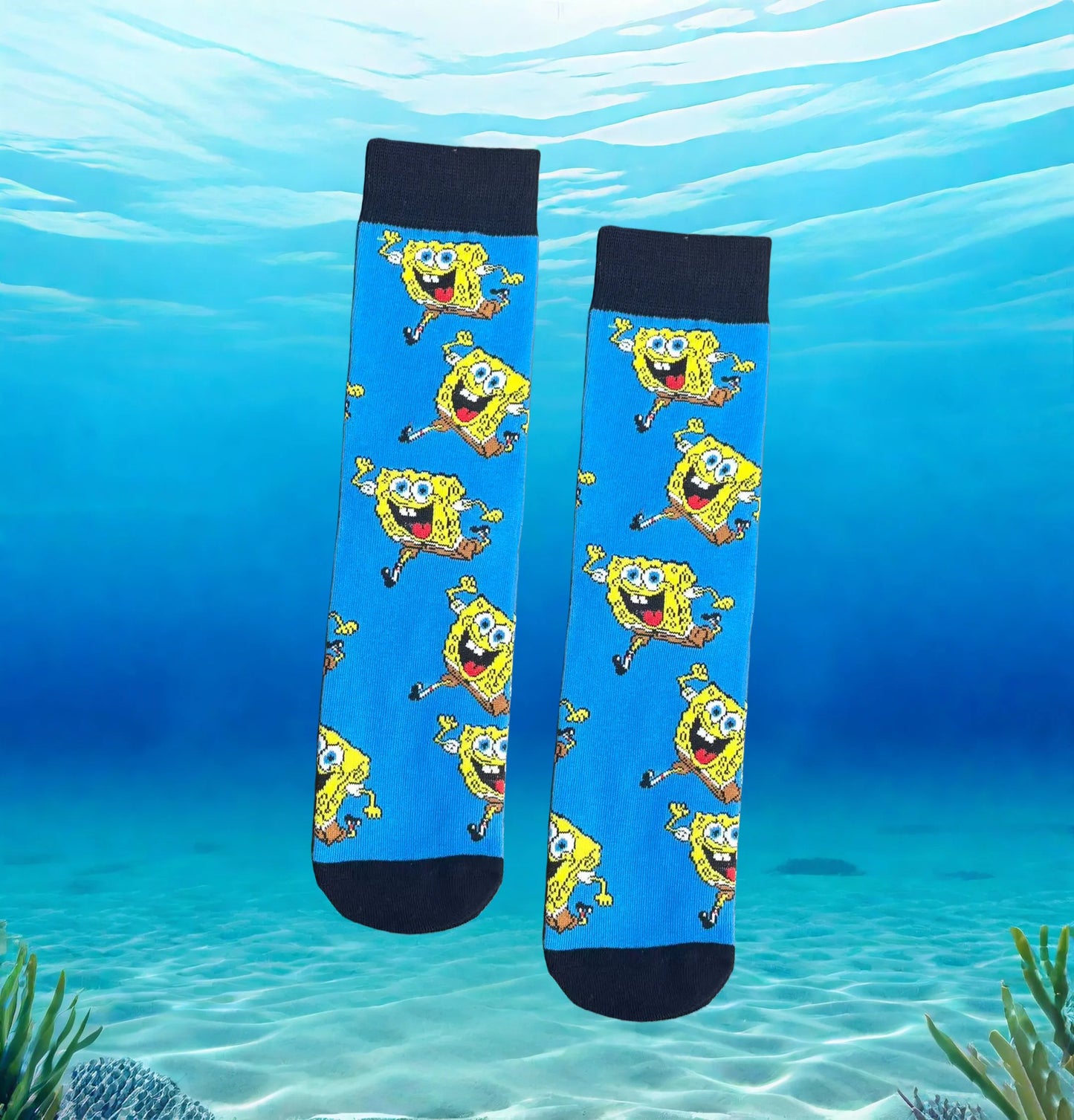 Chaussettes Bob l'Éponge - Duo Navy Blue
