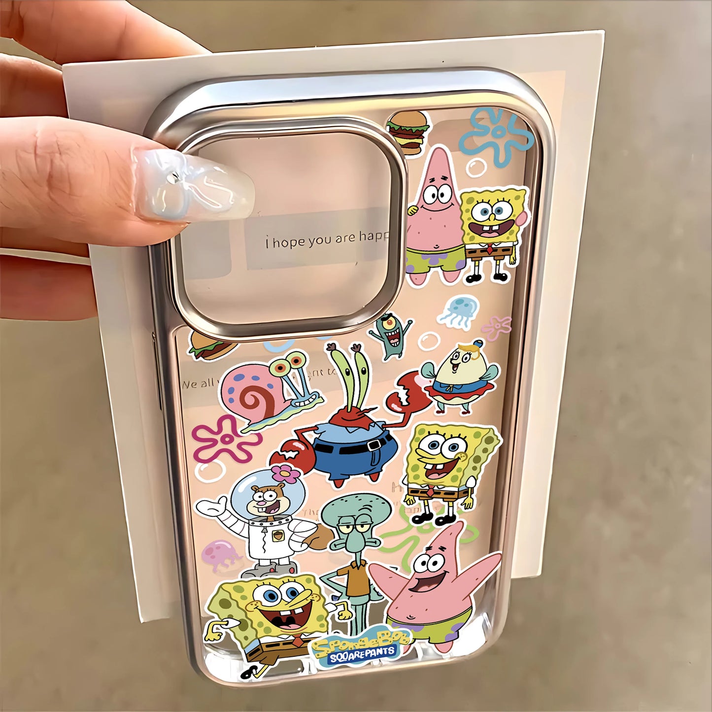 Coque Bob l'Éponge - Modèle Collage Bikini Bottom
