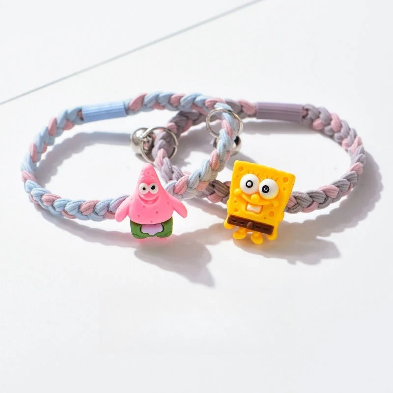 Bracelets Bob L'Éponge - Duo Amitié Tressé