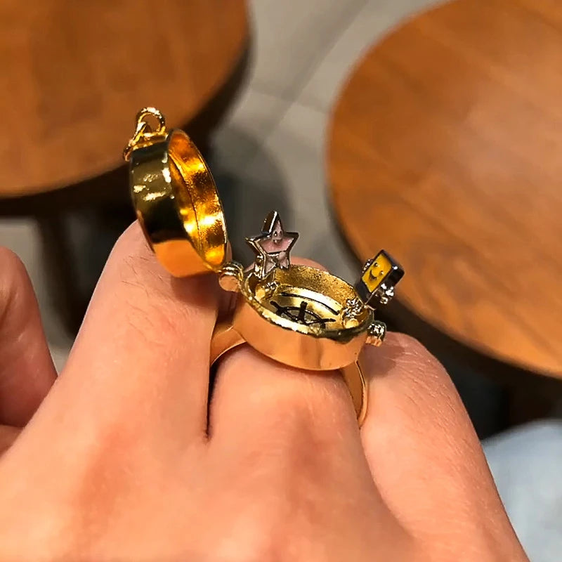 Bague Chevalière Bob L'Éponge - Boussole Secrète