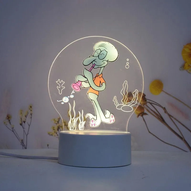 Veilleuse LED Bob & Patrick - Mème Imagination