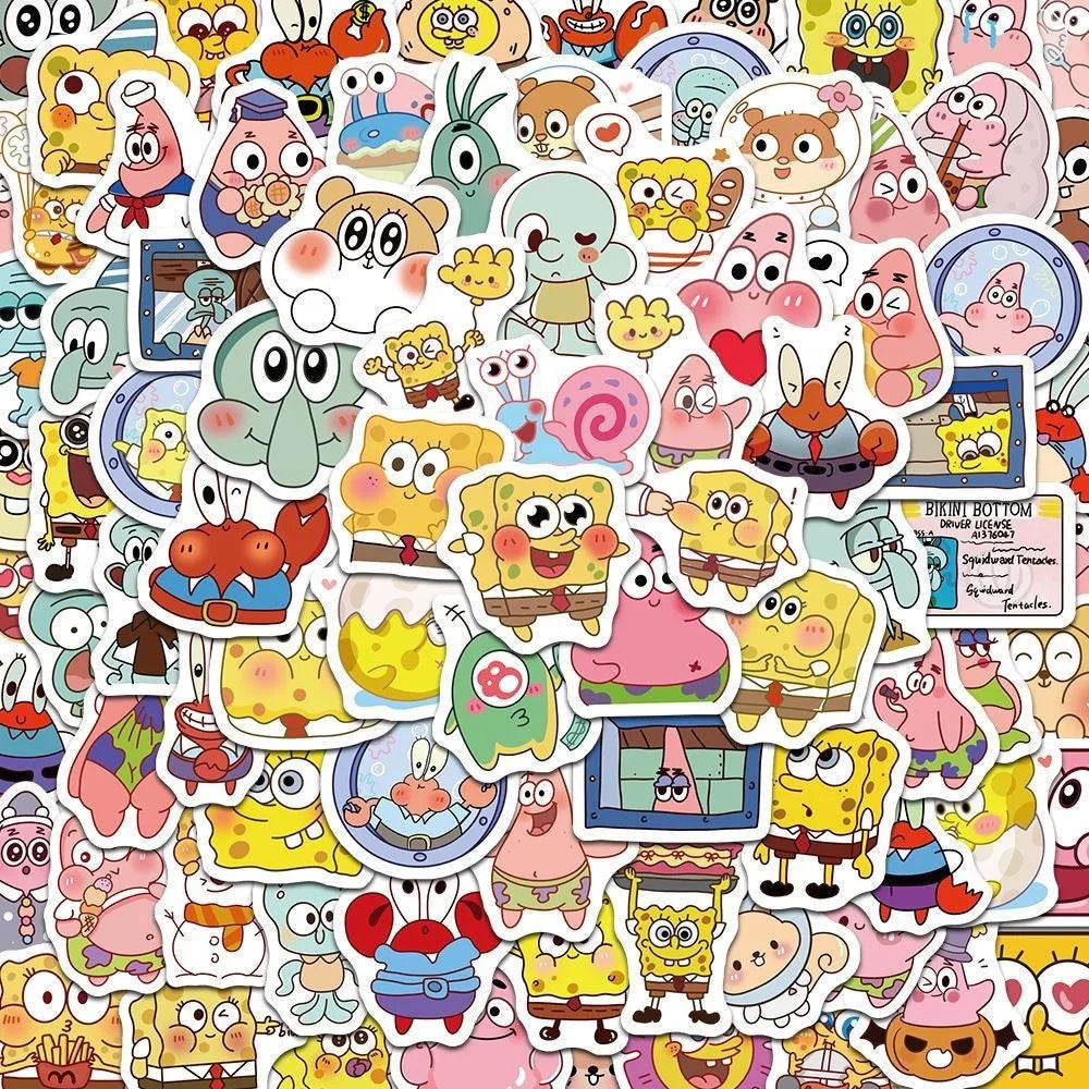 Stickers Bob L'Éponge - Collection Expressions