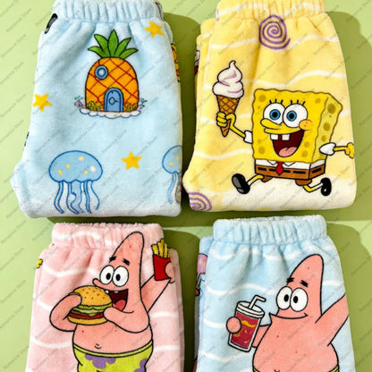 Pantalon de Pyjama Bob l'Éponge - Modèle Pattern Ananas Bleu