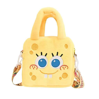 Sac Bandoulière Bob L'Éponge - Peluche Kawaii