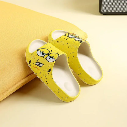 Claquettes Bob L'Éponge - Visage Jaune Classique