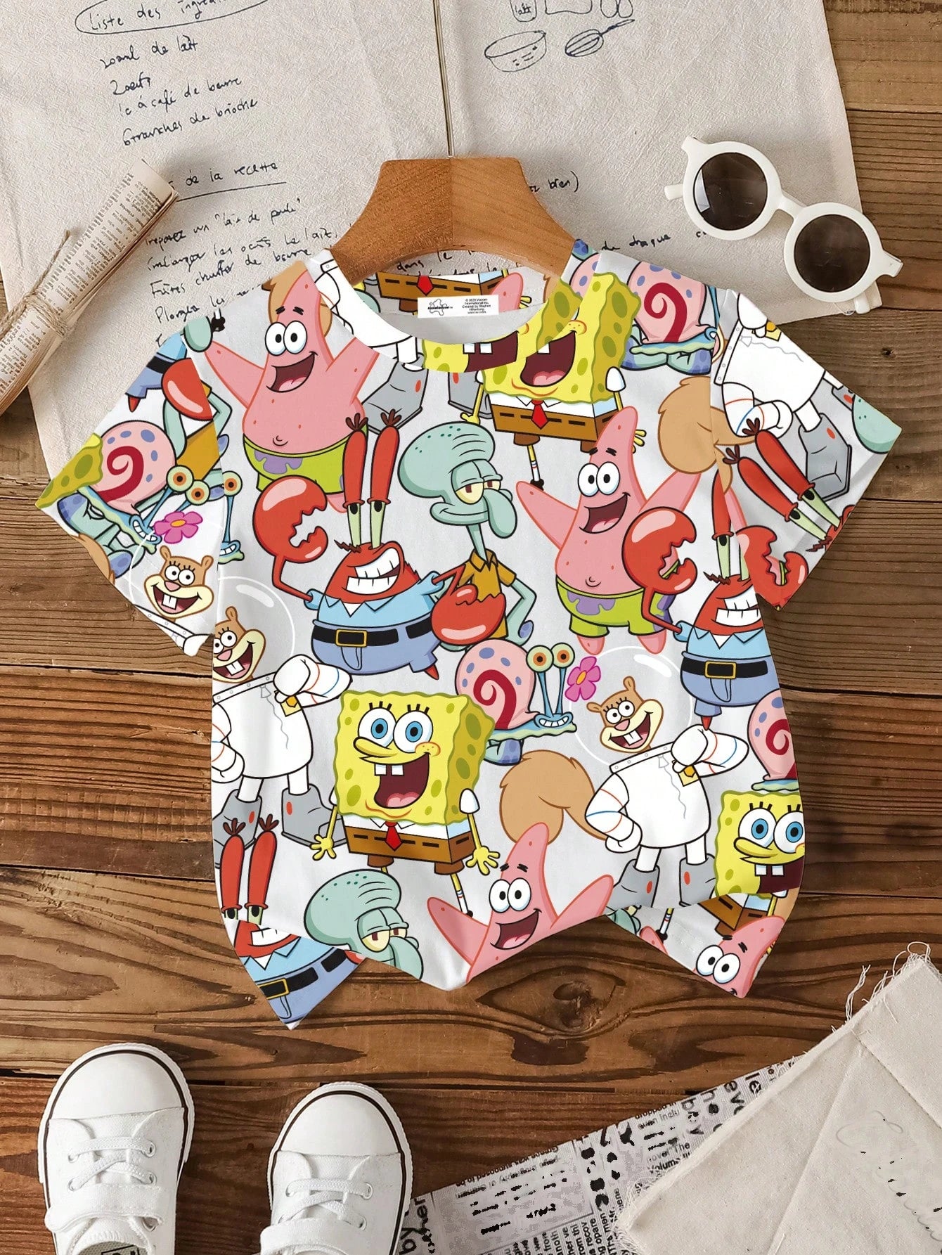T-Shirt Bob L'Éponge - Full Print Personnages