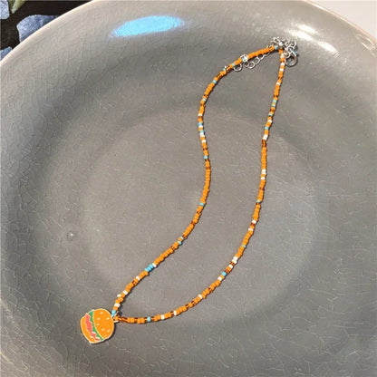 Collier Perles Bob L'Éponge - Style Kawaii
