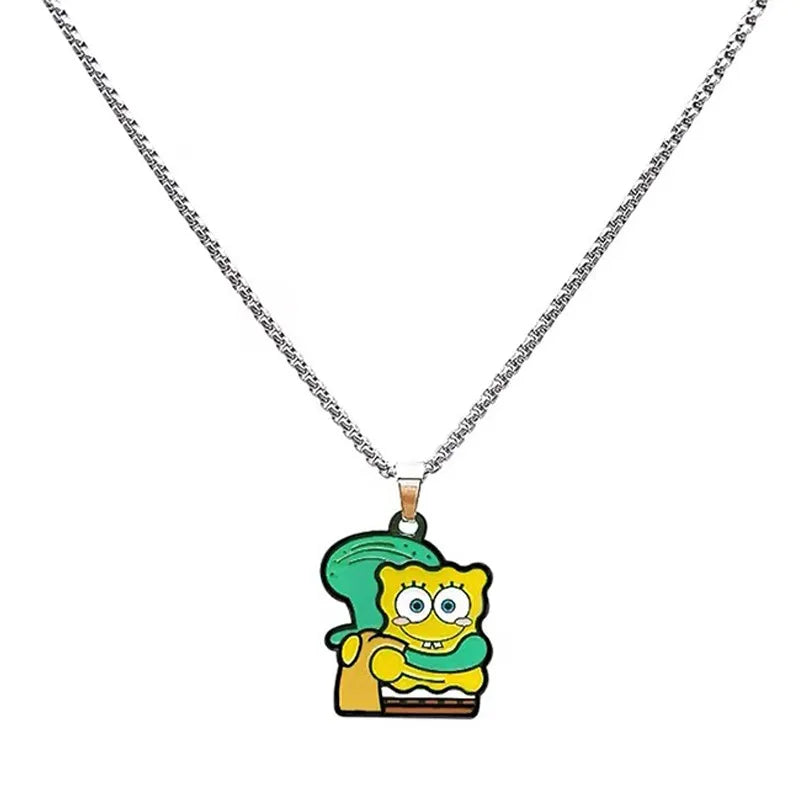 Colliers Couple Bob L'Éponge - Duo Pendentifs