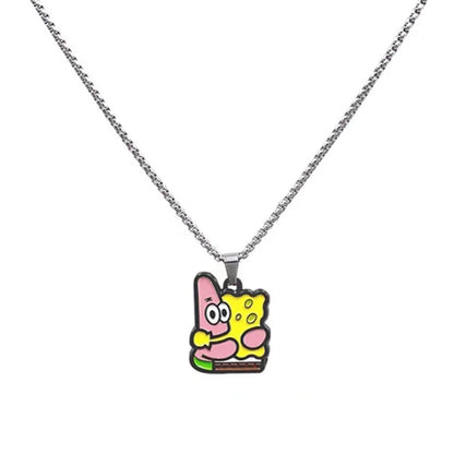 Colliers Couple Bob L'Éponge - Duo Pendentifs