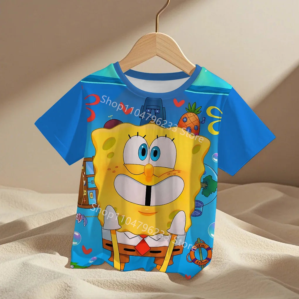 T-shirt Bob l'Éponge - Bulles 3D